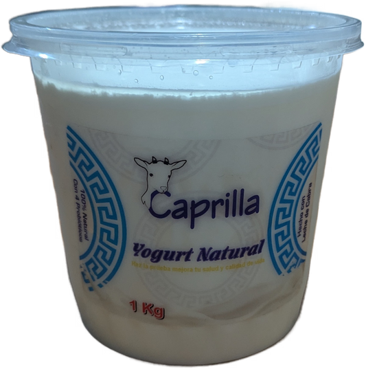 Yogurt Natural Caprilla 1 Litro Sabor Piña